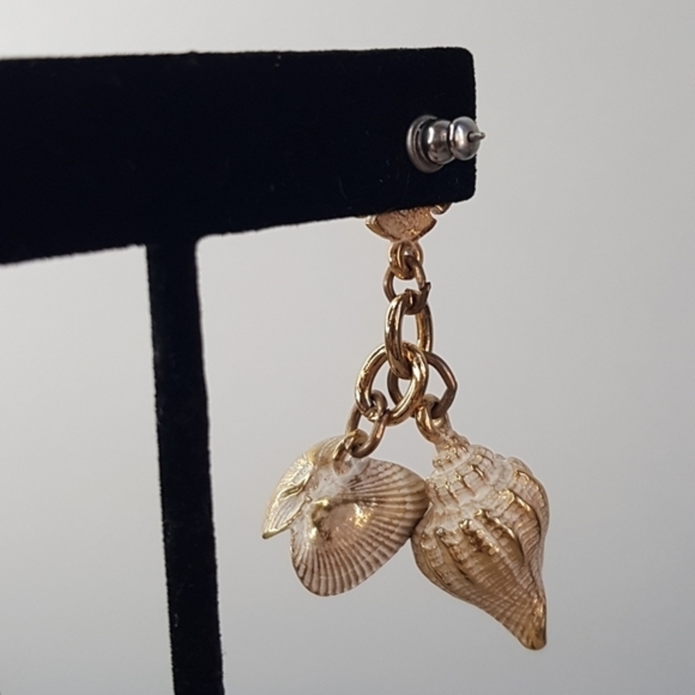 Ocean  / mermaid inspired dangle earrings - Picture 6 of 6
